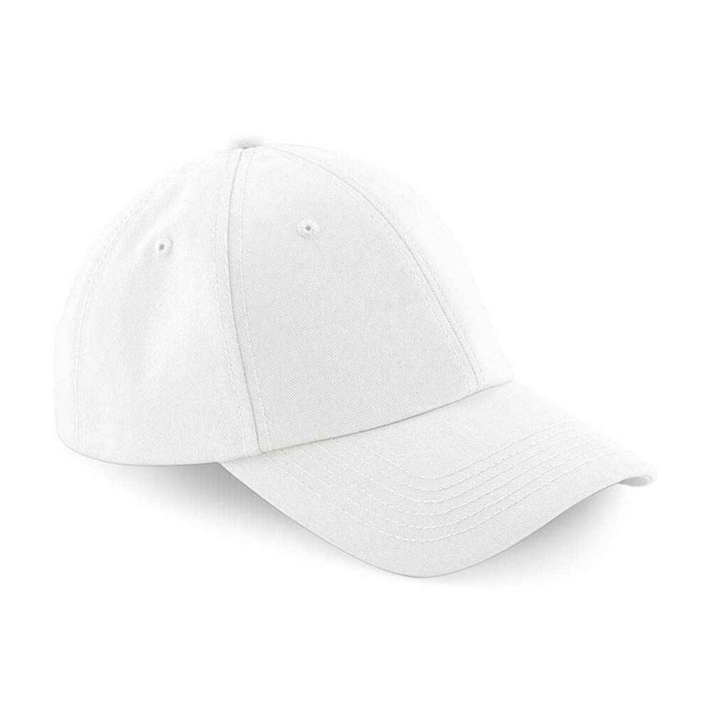 Beechfield Unisex Adult Authentic Baseball Cap / Soft White